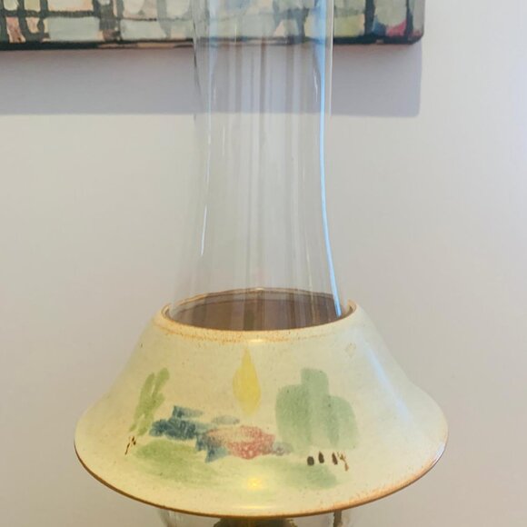 Lampe en ceramique antique - Picture 3 of 3